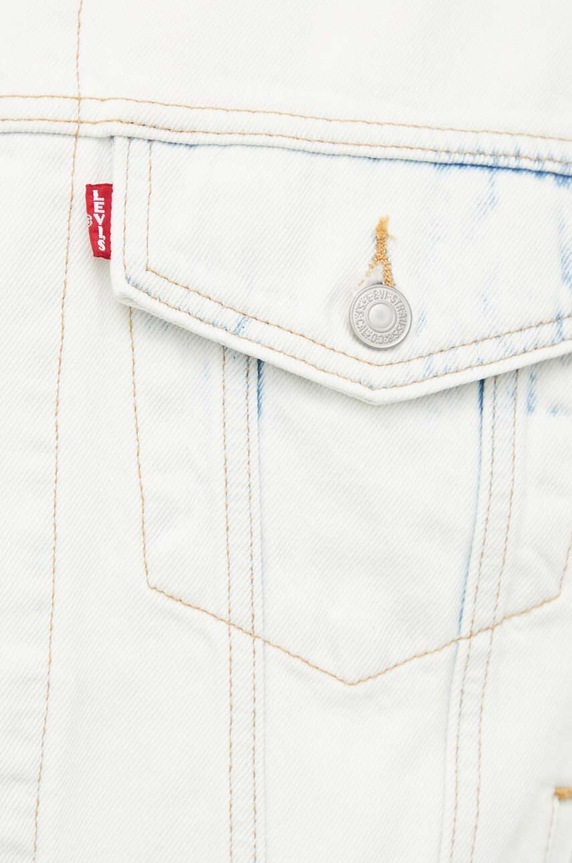 Levi's kurtka jeansowa 90S TRUCKER A1743 biały