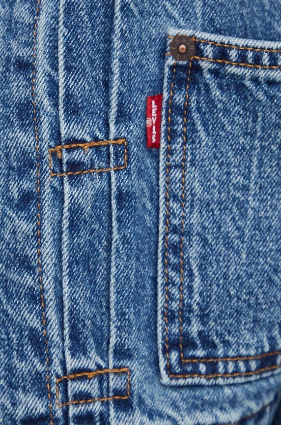 Levi's geacă din denim A7438 albastru