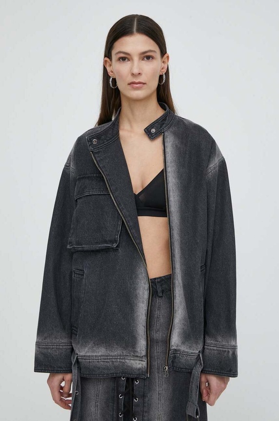 Rifľová bunda Résumé AdrianRS Jacket čierna 20911136
