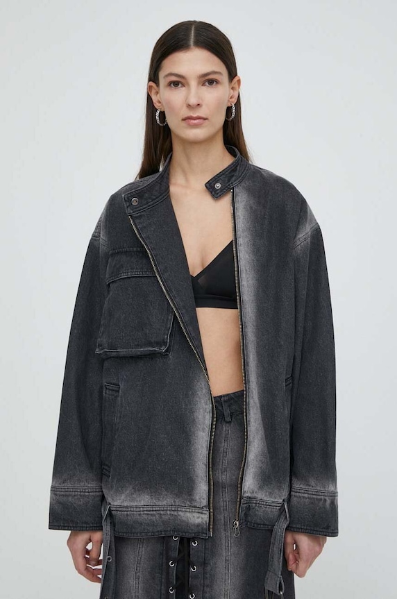 Rifľová bunda Résumé AdrianRS Jacket čierna 20911136