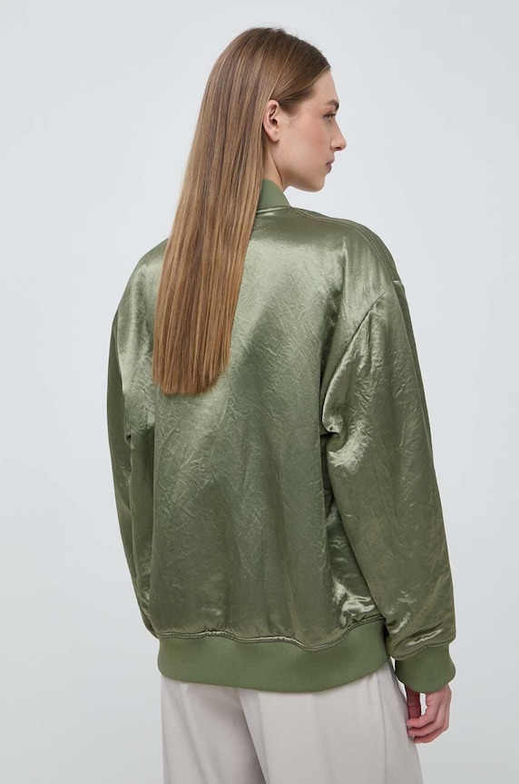 Odzież Max Mara Leisure kurtka bomber 2416481038600 zielony