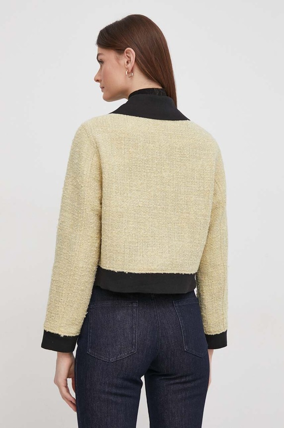 Odjeća Sako s primjesom vune Sisley 23ILLN03Z zlatna