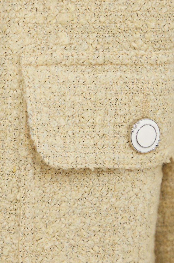 Sako s primjesom vune Sisley 23ILLN03Z zlatna