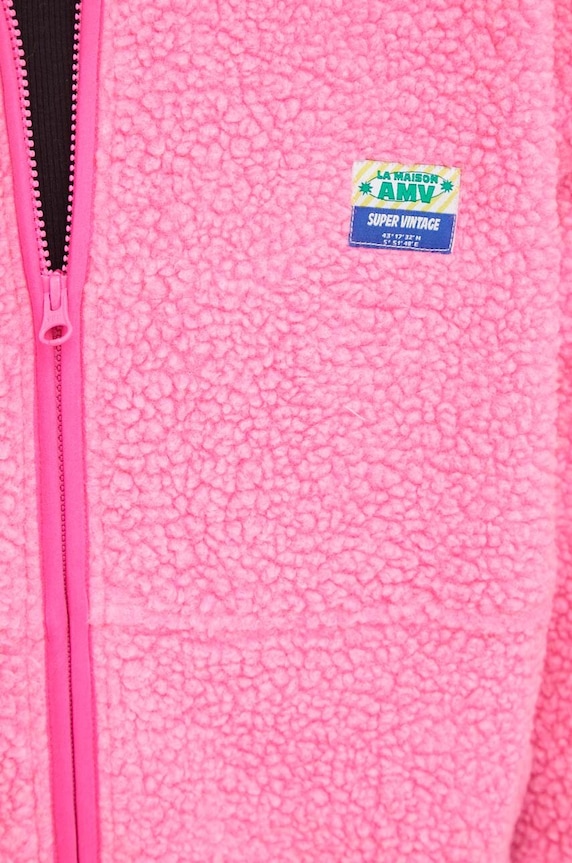 American Vintage hanorac fleece HOK16CE24 roz