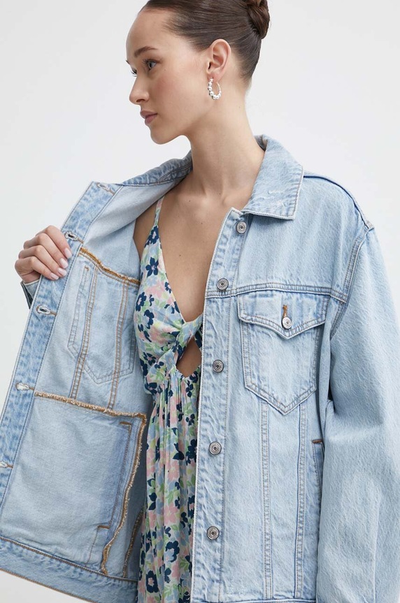 Abercrombie & Fitch geacă din denim KI144.4042.280