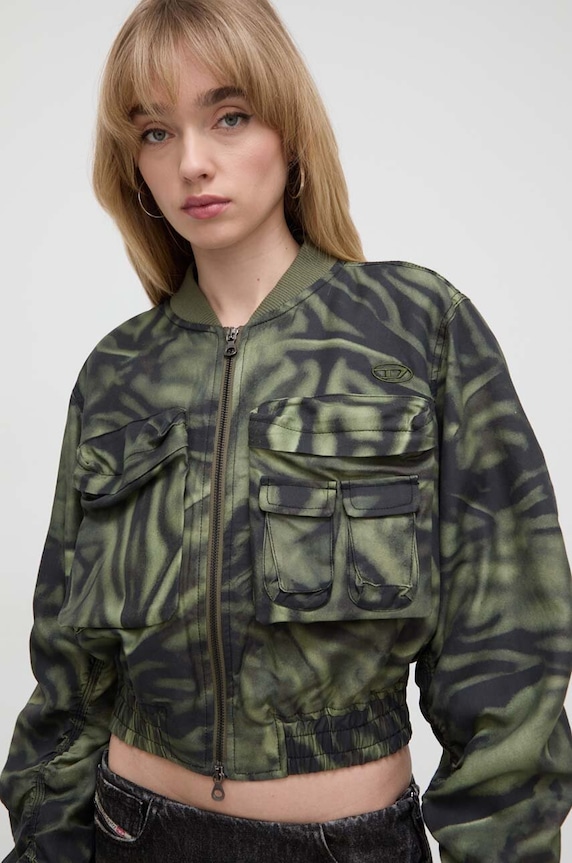 Μπουφάν bomber Diesel πράσινο A12214.0WGAL