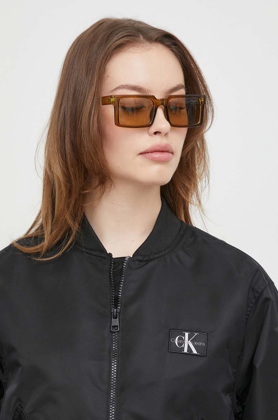 Μπουφάν bomber Calvin Klein Jeans μαύρο J20J223034