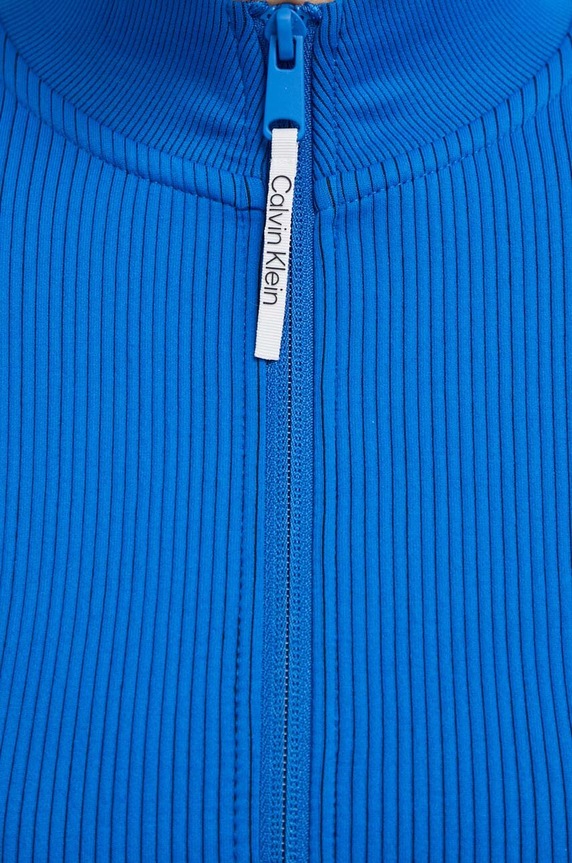 Tréninková mikina Calvin Klein Performance 00GWS4J406 modrá