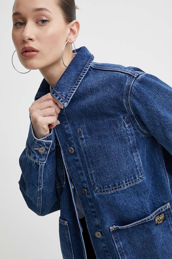 Džínová bunda Superdry modrá W5011677A.2FZ