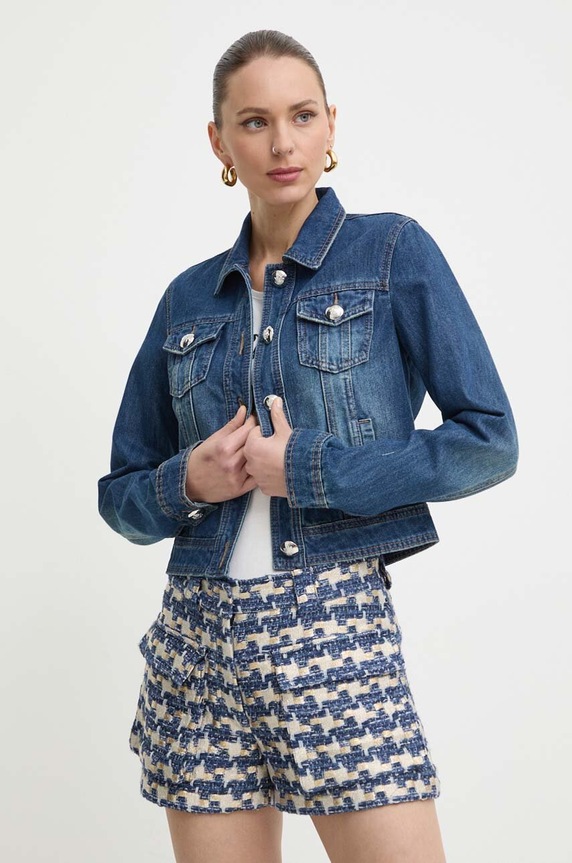 Morgan giacca di jeans VPIM denim blu VPIM.JEAN.STONE