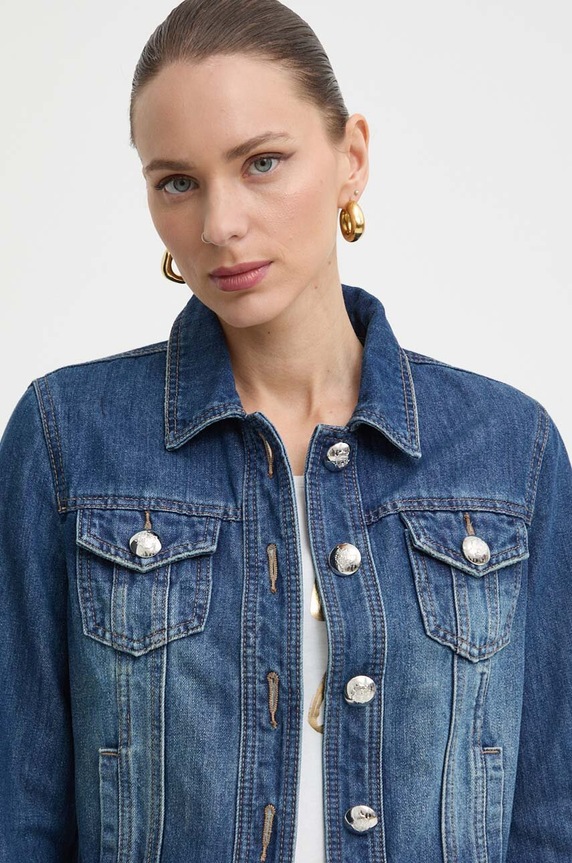 Morgan giacca di jeans VPIM VPIM.JEAN.STONE blu SS25