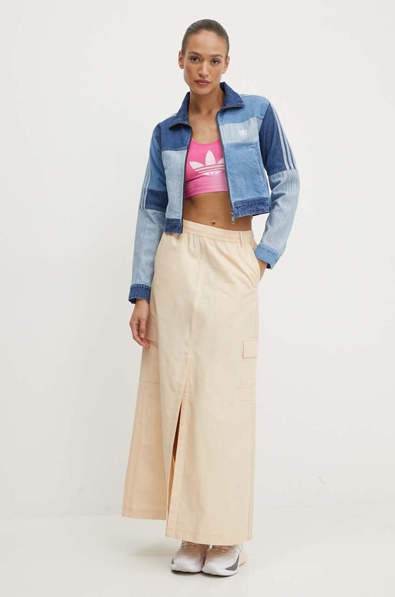 adidas Originals geacă din denim IU2464 albastru SS24
