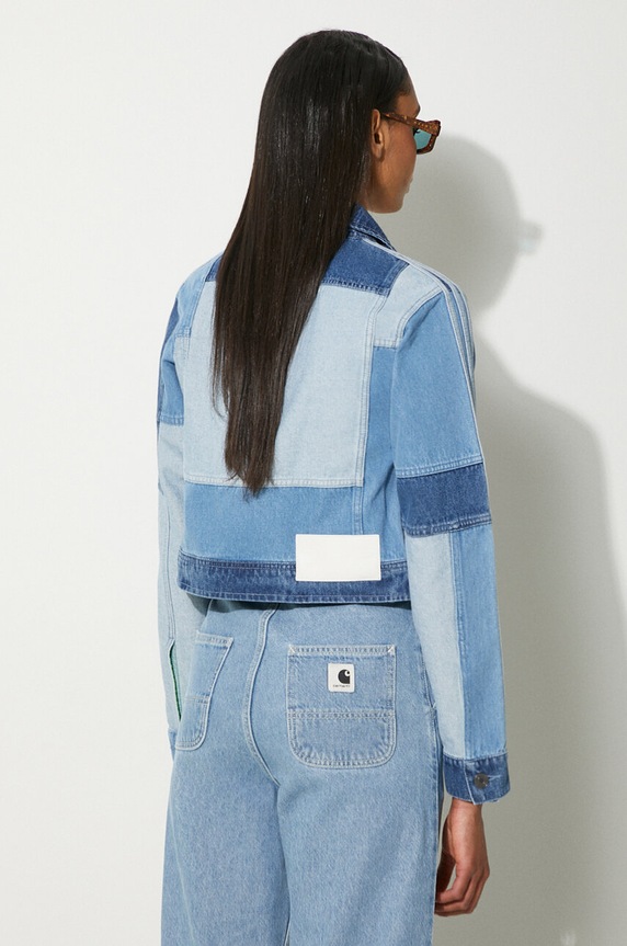 Одяг Джинсова куртка adidas Originals IU2464 блакитний