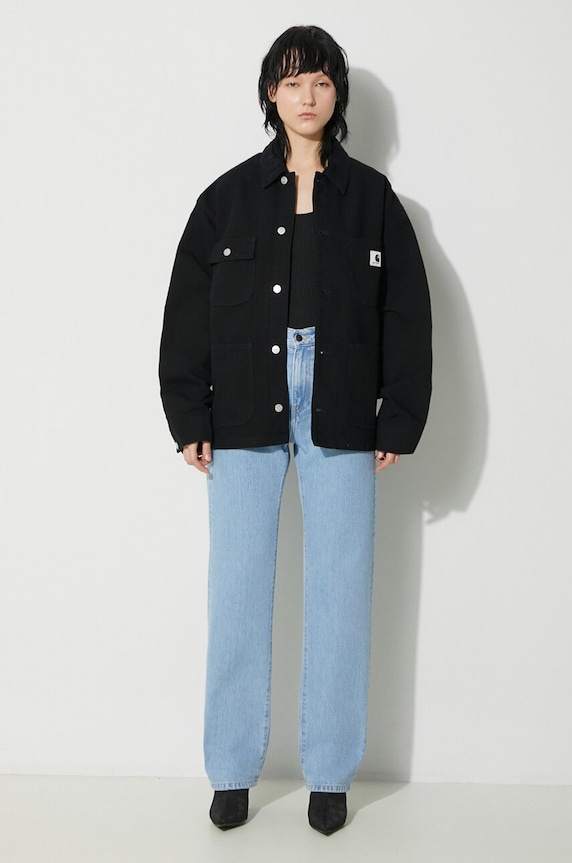 Дънково яке Carhartt WIP OG Michigan Coat I031570.0 черен SS24