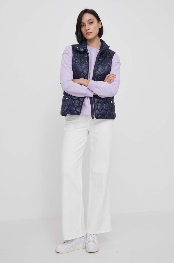 Geox gilet in piuma W4525G-T3043 W MYLUSE W4525G.T3043.F4601 blu navy SS24