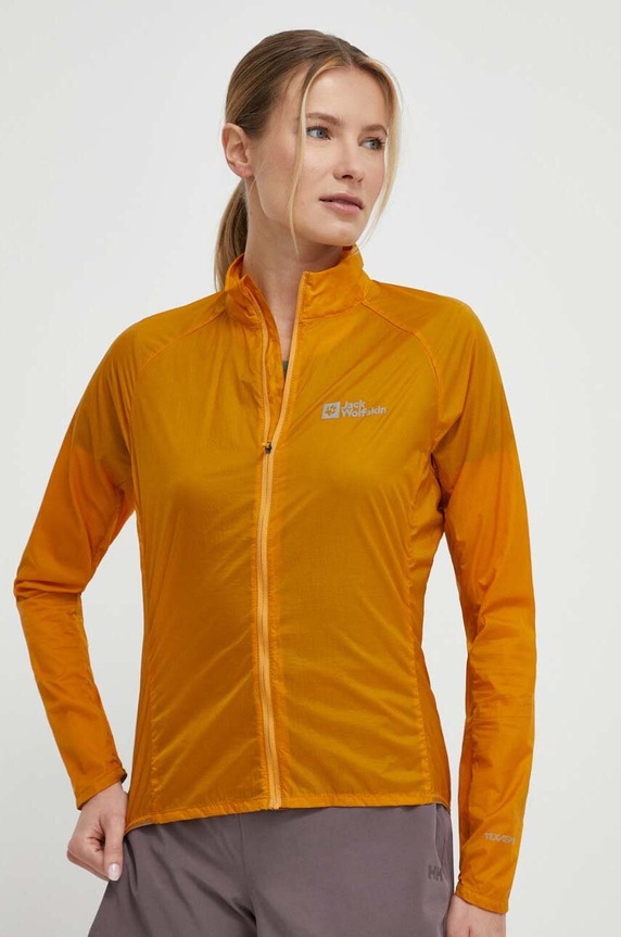 Jack Wolfskin wiatrówka Gravex nieocieplane żółty 1307931