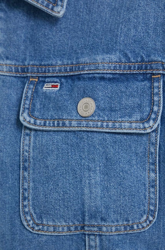 Tommy Jeans kurtka jeansowa DW0DW17656 niebieski
