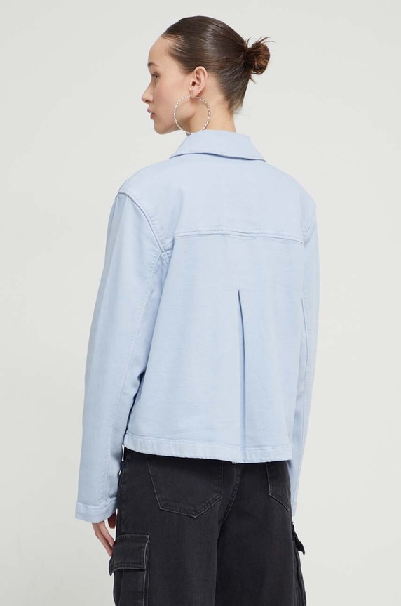 Ρούχα Τζιν μπουφάν Tommy Jeans DW0DW17748 μπλε