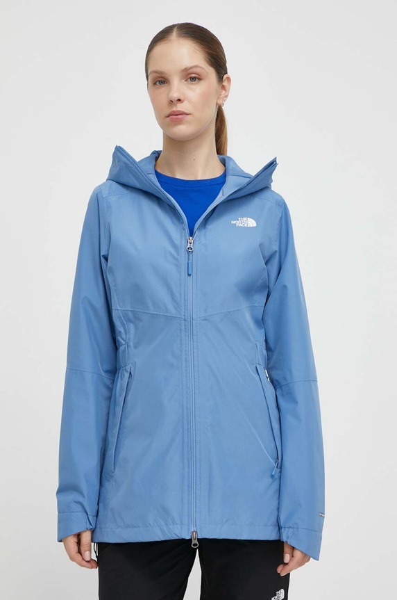 Turistická bunda The North Face Hikesteller Parka Shell nezateplené modrá NF0A3BVIPOD1