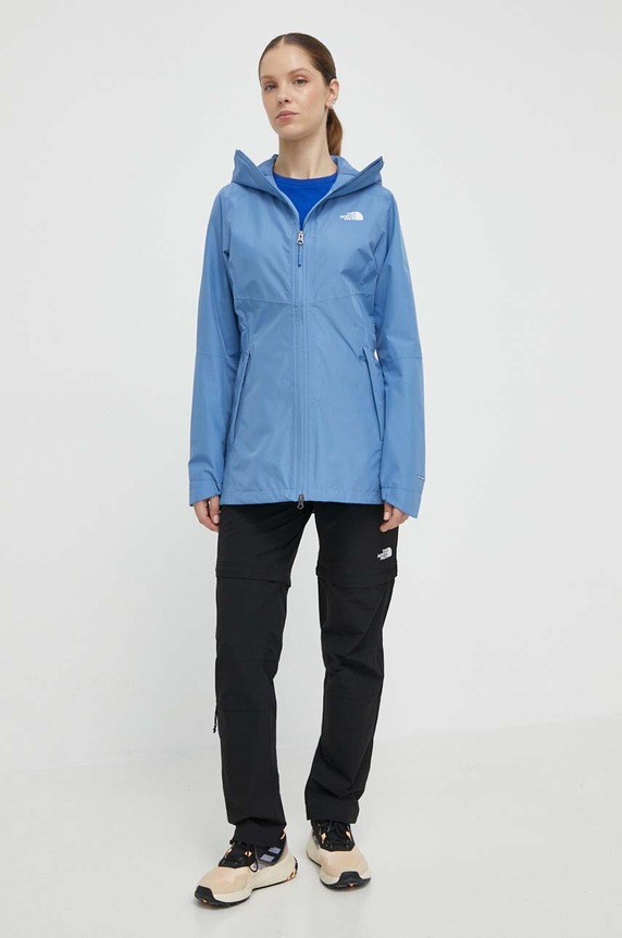 Turistická bunda The North Face Hikesteller Parka Shell NF0A3BVIPOD1 modrá SS24