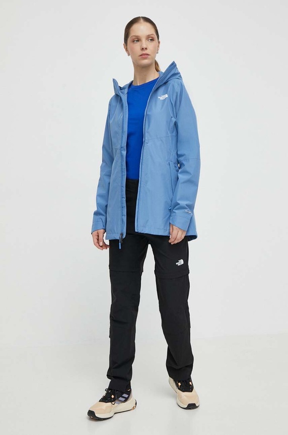 Turistická bunda The North Face Hikesteller Parka Shell modrá NF0A3BVIPOD1