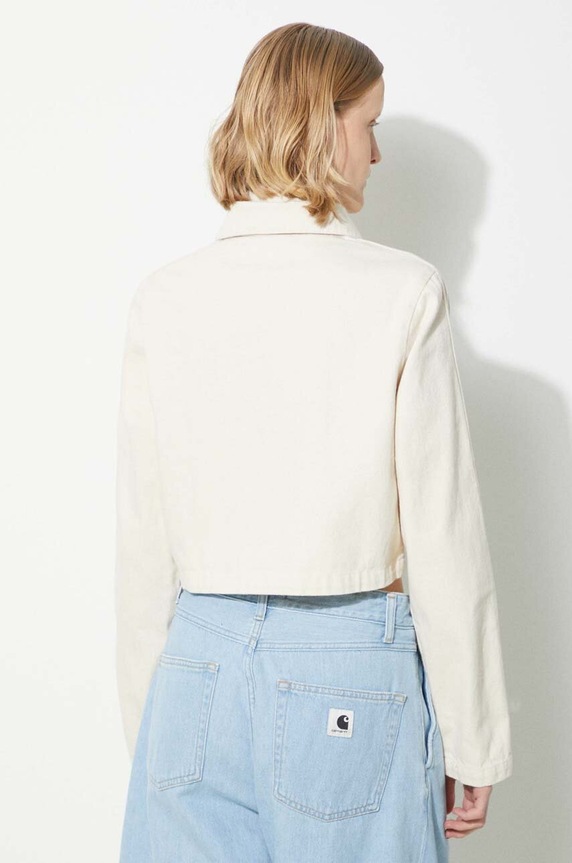 Clothing adidas Originals cotton jacket Montreal TT IS3583 beige