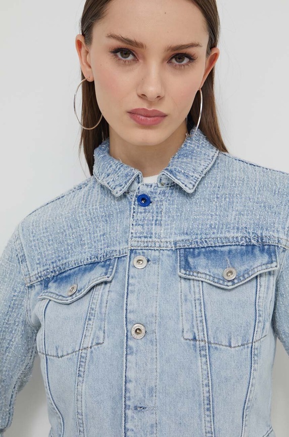 Karl Lagerfeld Jeans kurtka jeansowa 241J1404