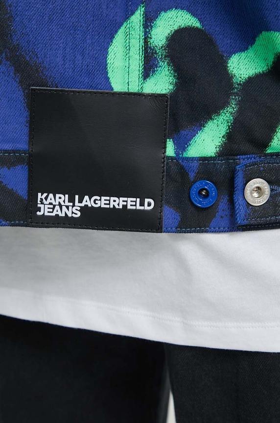 Džínová bunda Karl Lagerfeld Jeans 241J1406 vícebarevná