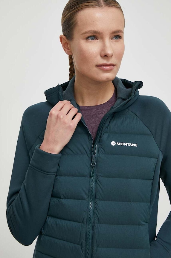 Montane kurtka sportowa puchowa Composite pozostałe zielony FCOHO17