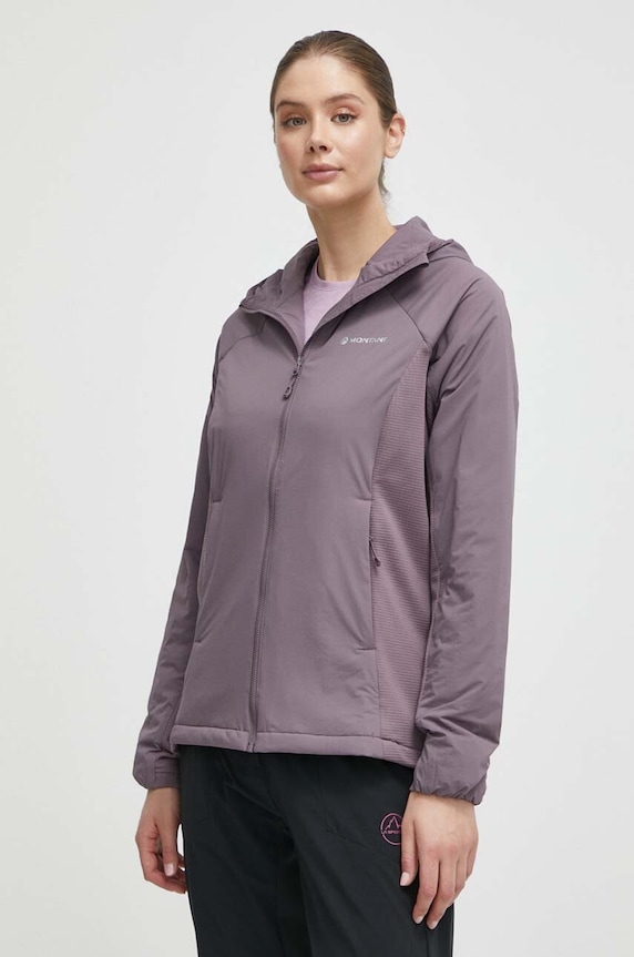 Montane sportos dzseki Fireball Lite enyhén szigetelt lila FFILH