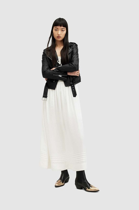 Kožená bunda AllSaints BALFERN WL190Z