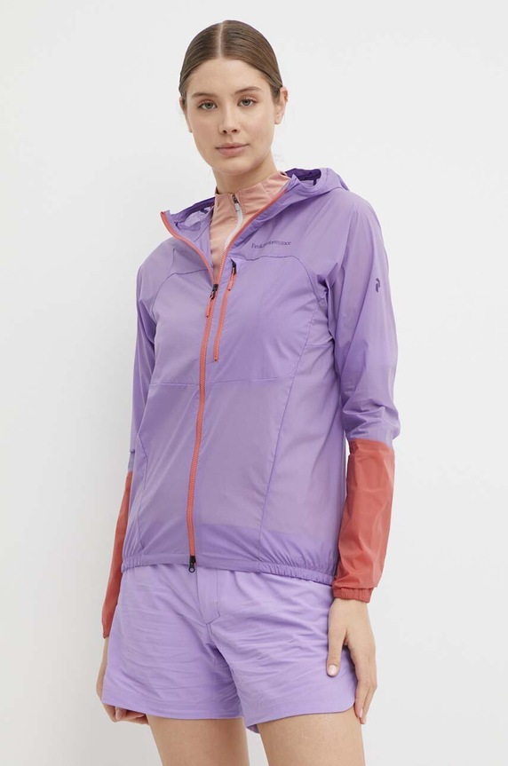Peak Performance széldzseki Vislight Wind nem bélelt lila G79866