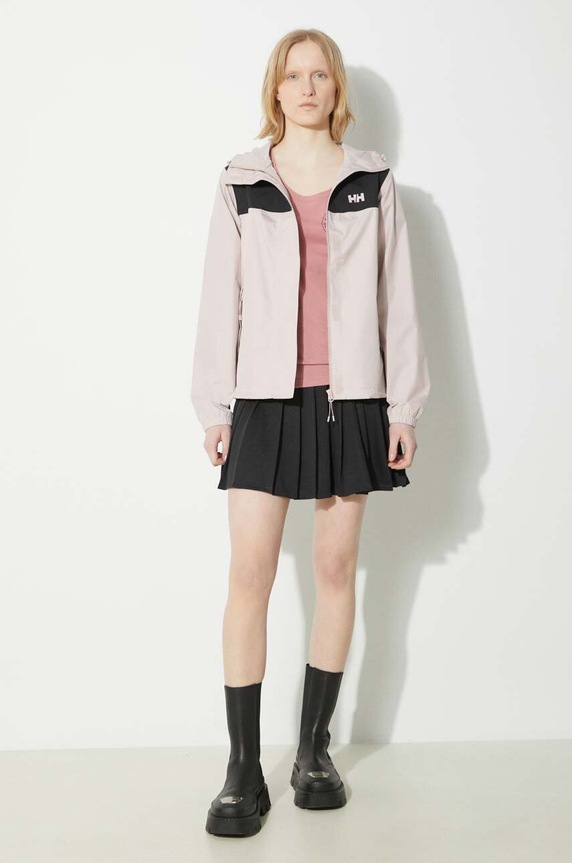 Helly Hansen jacket Vancouver Rain 53587. pink SS24