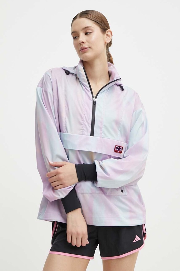 EA7 Emporio Armani jacheta de antrenament Ventus7 Lab cu captuseala multicolor 3DTB10.TNEYZ.2120