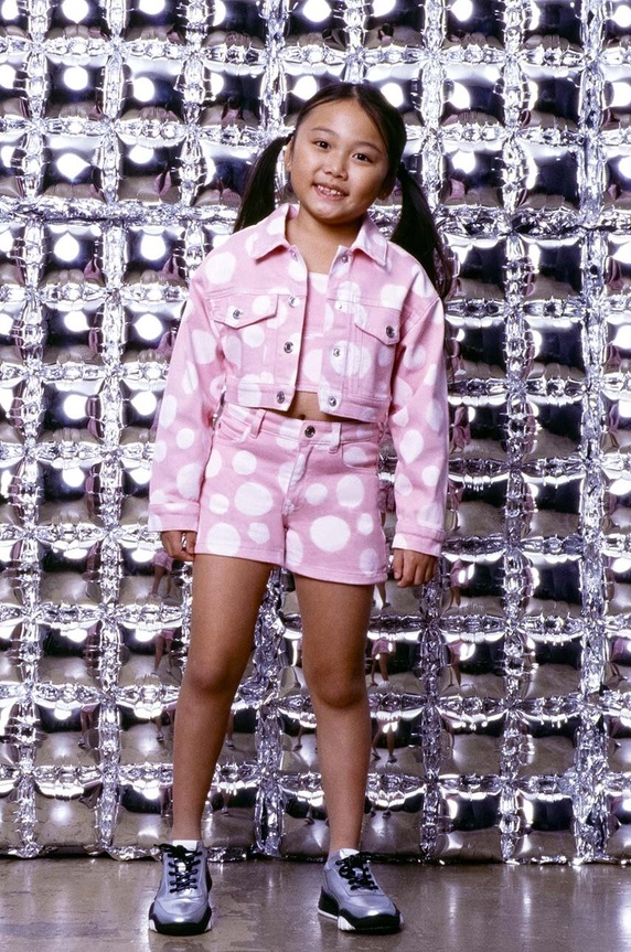 Dječja traper jakna Marc Jacobs W60200.114.150 roza