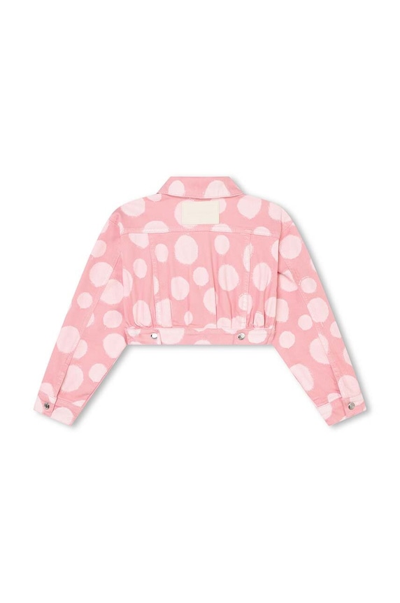 Dziewczynka Marc Jacobs kurtka jeansowa dziecięca W60200.156 różowy