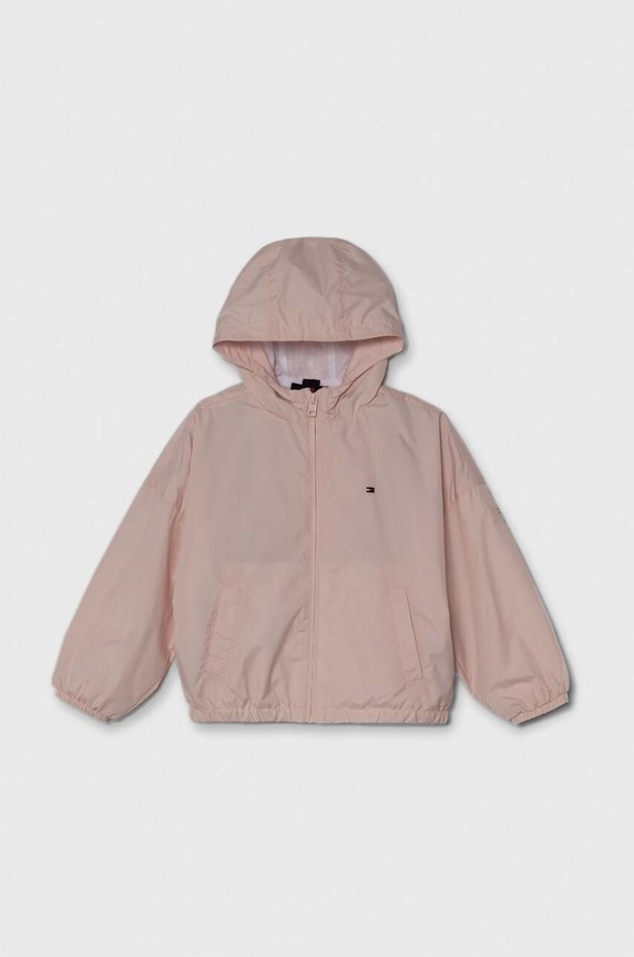 Tommy Hilfiger kurtka dziecięca pozostałe różowy KG0KG07797.116.122.PPYH