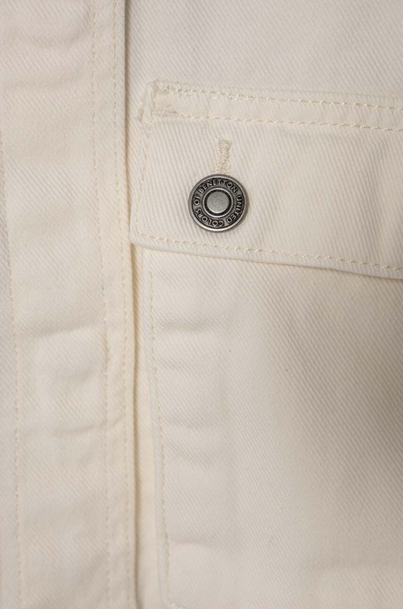 Κοριτσίστικα Παιδικό τζιν μπουφάν United Colors of Benetton 22C2CN04D.G.Seasonal μπεζ