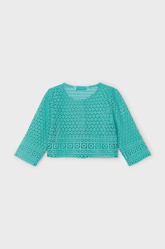 Mayoral marynarka 3471.6C.Mini.PPYH turkusowy SS24