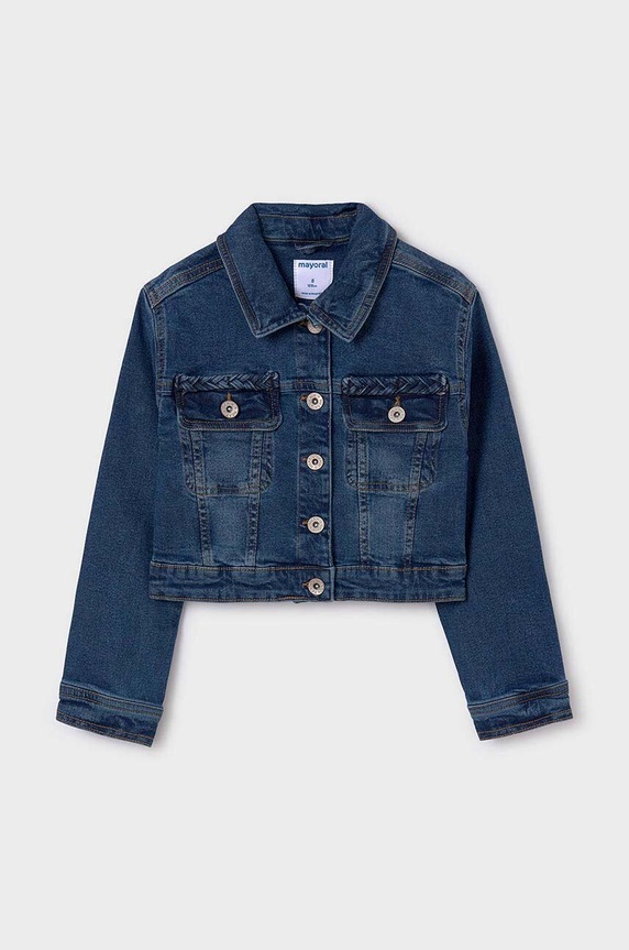 Mayoral giacca jeans bambino/a 6460.8F.Junior.PPYH blu SS24