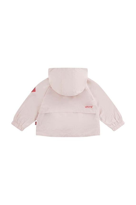 Бебешко яке Levi's LVG MESH LINED WOVEN JACKET 1EK401 розов SS24