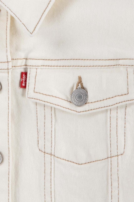 Момиче Детско дънково яке Levi's LVG COLOR BABY BAGGY TRUCKER 4EK106 бежов