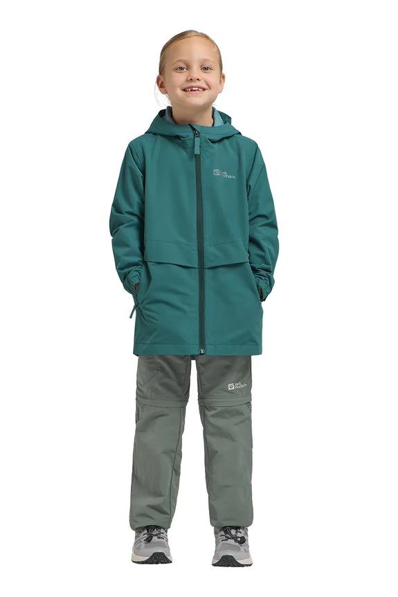 Jack Wolfskin kurtka przeciwdeszczowa dziecięca MALIMA 1609921.92.152