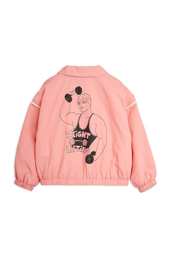 Fiú Mini Rodini gyerek bomberdzseki Weight lifting 2421010328 rózsaszín