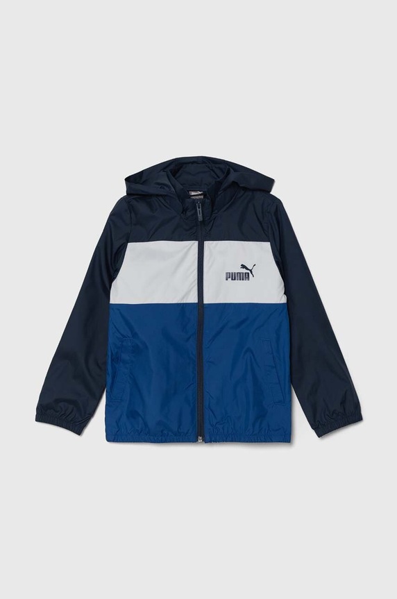 Puma kurtka dziecięca ESS+ CB Windbreaker pozostałe granatowy 847479