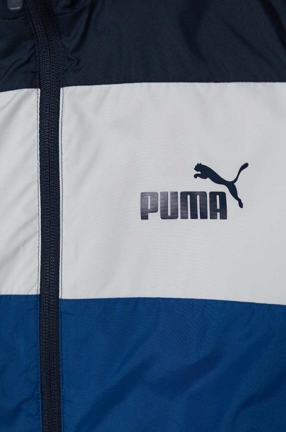 Chłopiec Puma kurtka dziecięca ESS+ CB Windbreaker 847479 granatowy