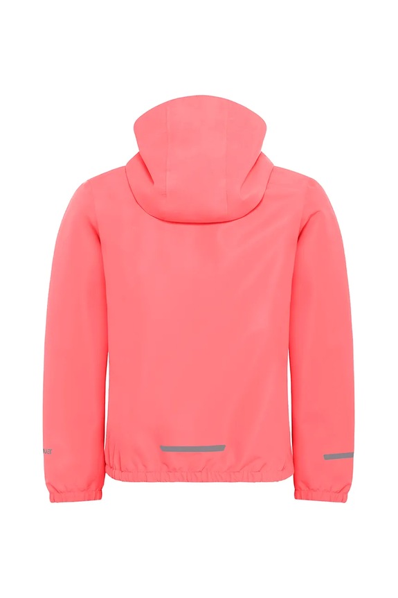 Jack Wolfskin kurtka przeciwdeszczowa dziecięca FLAZE 1609263.92.152 różowy SS25