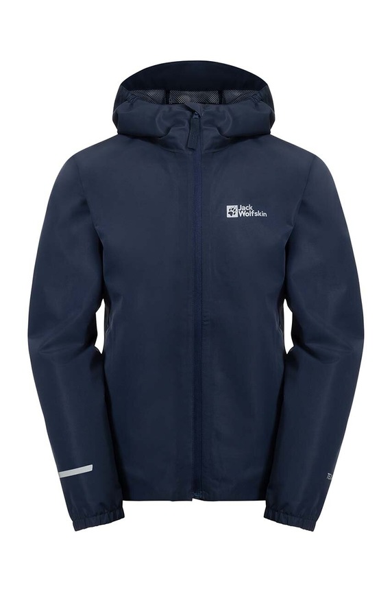 Jack Wolfskin impermeabile bambino/a FLAZE transitorio blu navy 1609263.92.152