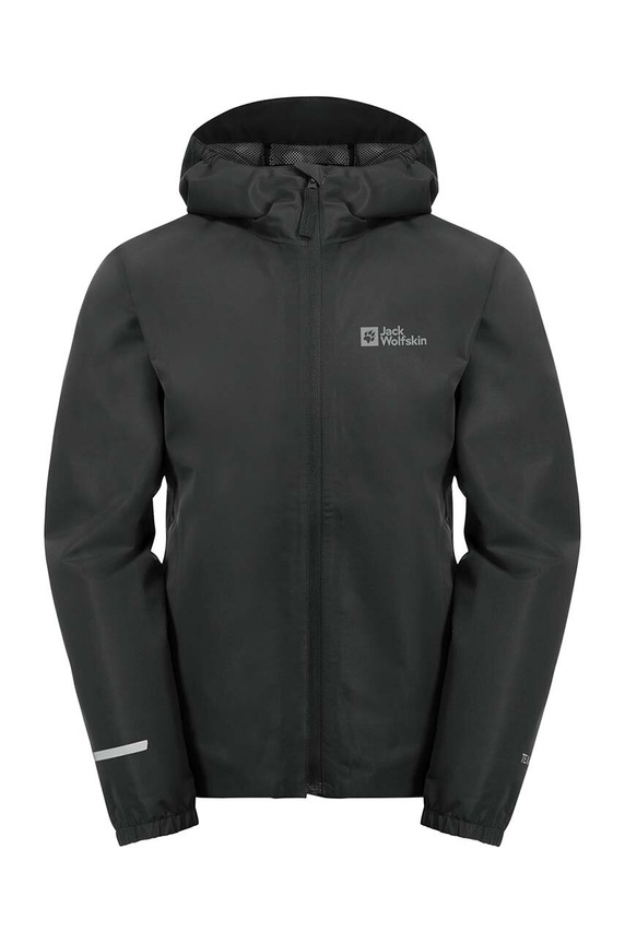 Jack Wolfskin geaca de ploaie copii FLAZE cu captuseala negru 1609263.92.152