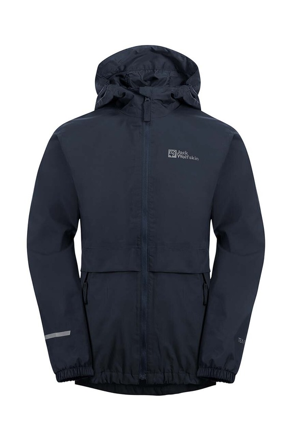 Jack Wolfskin kurtka przeciwdeszczowa dziecięca RAINY DAYS pozostałe granatowy 1610571.92.152